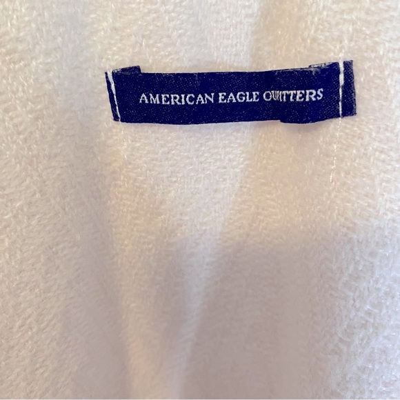 American Eagle AE Shawl Poncho Southwestern Multicolor OS One Size Fringe Soft - Picture 3 of 5